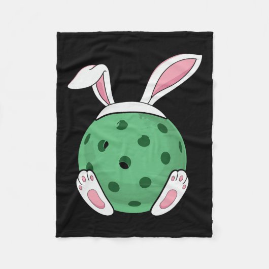 Osterhase Pickleball - Fustersee Pickle Ball R Fleecedecke (Vorderseite)