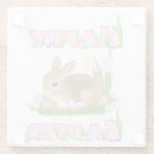Osterhase (pink) glasuntersetzer (Rückseite)