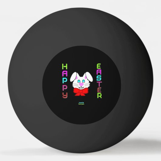 Osterhase Pong Ball Tischtennisball (Vorderseite)