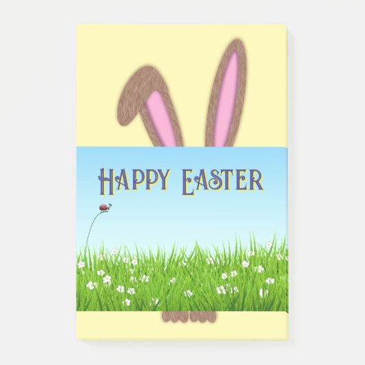 Osterhase Post-it Klebezettel (Vorderseite)
