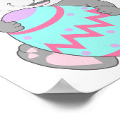 Osterhase Poster (Ecke)
