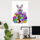 Osterhase Poster (Heimbüro)