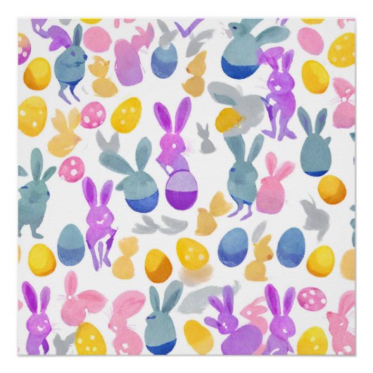 Osterhase Poster (Vorderseite)