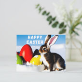 Osterhase Postkarte (Stehend Vorderseite)
