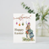 Osterhase postkarte (Stehend Vorderseite)