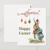 Osterhase postkarte (Vorne/Hinten)