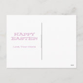 Osterhase Postkarte (Rückseite)