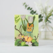 Osterhase Postkarte (Stehend Vorderseite)