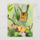Osterhase Postkarte (Vorderseite)