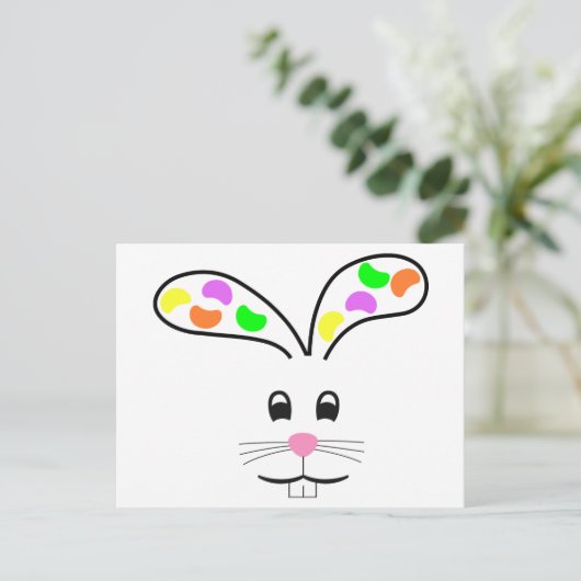Osterhase Postkarte (Stehend Vorderseite)