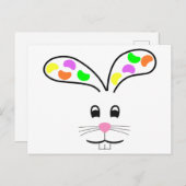 Osterhase Postkarte (Vorne/Hinten)