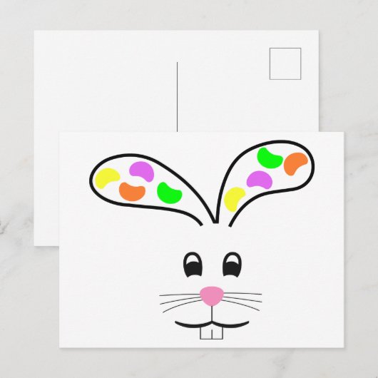Osterhase Postkarte (Vorne/Hinten)