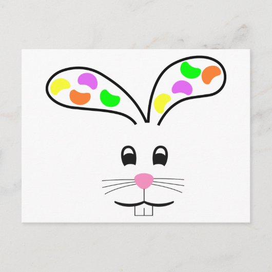 Osterhase Postkarte (Vorderseite)