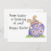 Osterhase Postkarte (Vorne/Hinten)