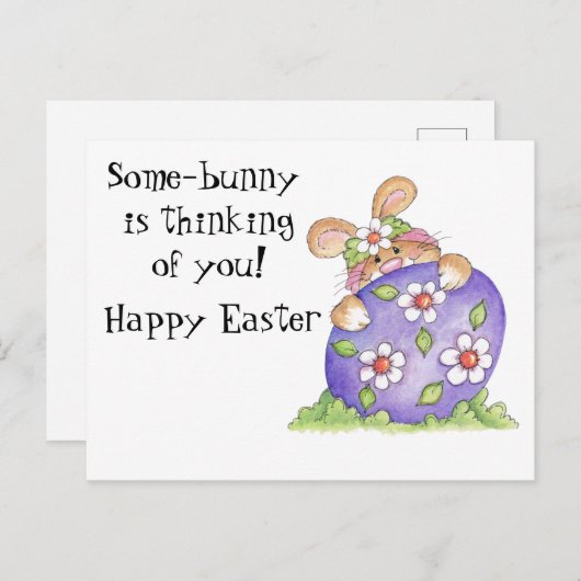 Osterhase Postkarte (Vorne/Hinten)