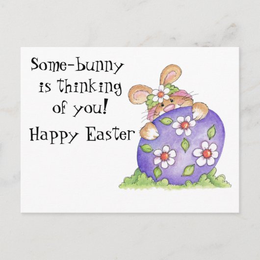 Osterhase Postkarte (Vorderseite)