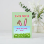 Osterhase Postkarte (Stehend Vorderseite)
