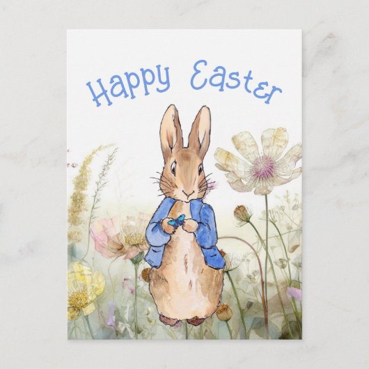 Osterhase Postkarte (Vorderseite)