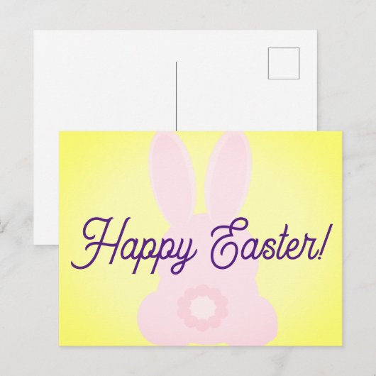 Osterhase Postkarte (Vorne/Hinten)