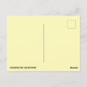 Osterhase Postkreuzung Postkarte (Rückseite)