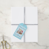 Osterhase Punkte Geschenkanhänger (Mit Garn)