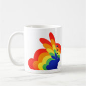 Osterhase Regenbogen - Ostern Kaffeetasse (Links)