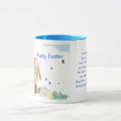 Osterhase Reim-Kaninchen Illustration Tasse (Zentrum)