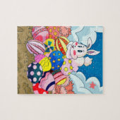 Osterhase Riesenei Berg Puzzle (Horizontal)