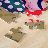 Osterhase Riesenei Berg Puzzle (Seite)