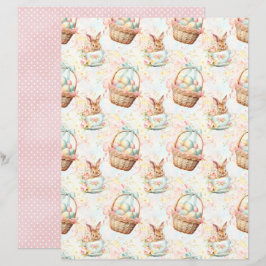 Osterhase-Schabblonenpapier im Vintage-Stil