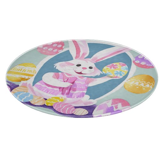 Osterhase Schneidebrett (Ecke)