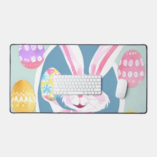 Osterhase Schreibtischunterlage (Tastatur & Maus)