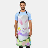 Osterhase Schürze (Getragen)