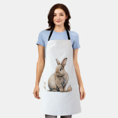 Osterhase Schürze (Getragen)