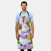 Osterhase Schürze (Getragen)