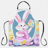 Osterhase Schürze (Vorderseite)