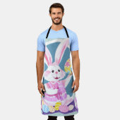 Osterhase Schürze (Getragen)