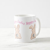 Osterhase Schwanz Kaffee Tasse (VorderseiteRechts)