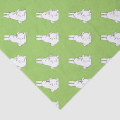 Osterhase Seidenpapier (Ausschnitt)