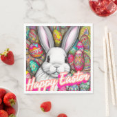 Osterhase Serviette (Beispiel)