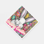 Osterhase Serviette (Ecke)