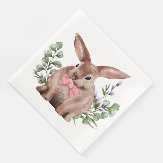 Osterhase Serviette (Ecke)