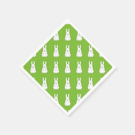 Osterhase Serviette (Ecke)