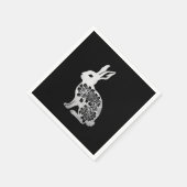 Osterhase Serviette (Ecke)