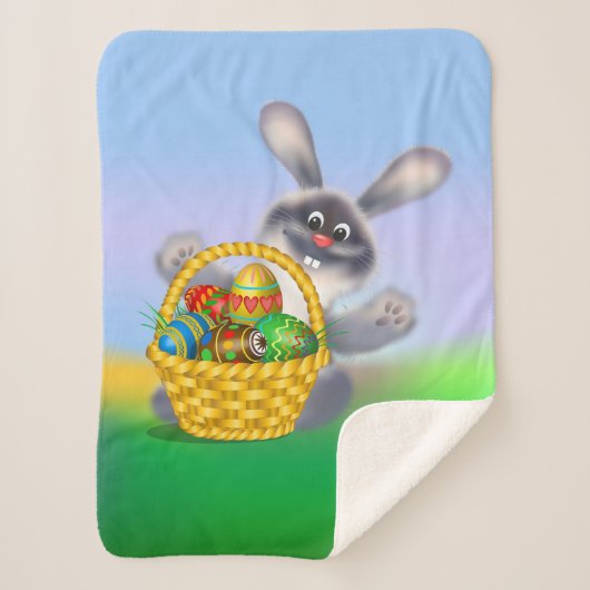Osterhase Sherpadecke (Vorderseite)