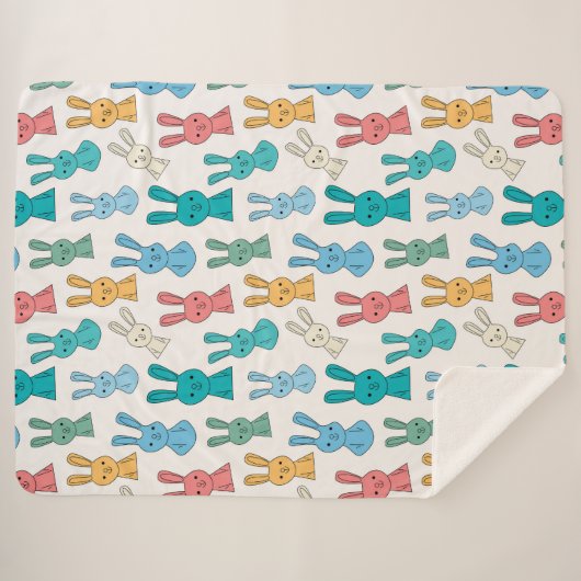 Osterhase Sherpadecke (Vorderseite (Horizontal))