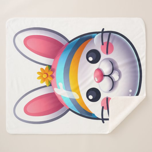 Osterhase Sherpadecke (Vorderseite (Horizontal))