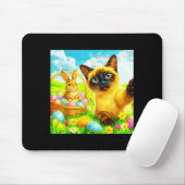 Osterhase Siamese Katze Selfie Kaninchen Kätzchen Mousepad (Mit Mouse)