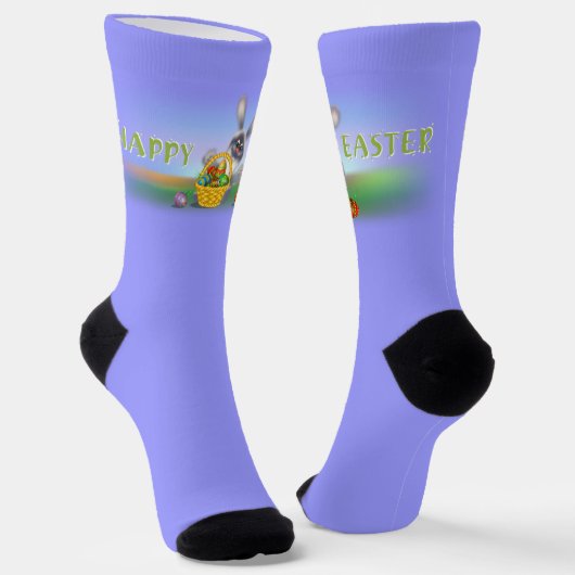 Osterhase Socken (Gewinkelt)