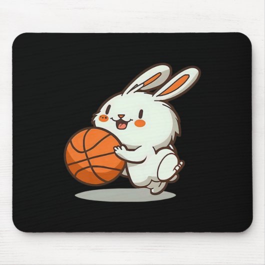 Osterhase spielt Sketll Design Sketll Ostern Mousepad (Vorne)